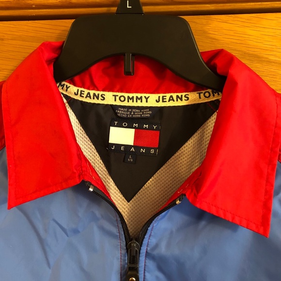 Vintage Tommy Jeans Hilfiger Rain Jacket Size L - Picture 5 of 10